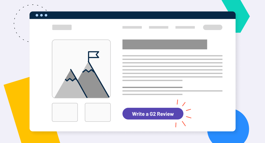 Simplify & Amplify Review Collection with G2’s Review Us Button